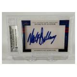 Walt Belamy / Ann Mevers AUTOS 3 of 6 (Basketball Hall of Fame Class of 1993) 2912 Leaf Sports Icons - Beckett Authenticated Slab