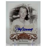 Jim Bunning AUTO! 2015 Leaf Legends of Sport #BA-JB1 Minnesota Twins Baseball Card
