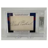 Weeb Ewbank AUTO! (Pro Football Hall of Famer) 7 of 7 2012 Leaf Sports Icons Beckett Authenticated Slab