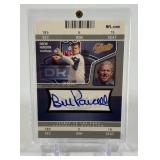 Bill Parcells Auto! /250 2004 Fleer Authentix Ticket to the Pros #133 Numbered 019/250 Football Card