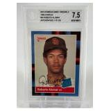 Roberto Alomar Auto RC! Beckett Graded 7.5 NM+ Slab 1 of 250 2011 Donruss Anniversary Originals 1988 Donruss #34 Rookie Baseball Card
