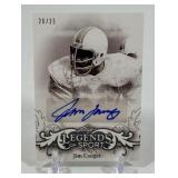 Jim Langer /25 2105 Leaf Legends of Sport #BA-JL1 Numbered 20/25 RARE! Football Card