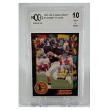 Brett Favre RC BCCG Graded 10 Mint Slab 1991 Wild Card Draft #119 Rookie Football Card