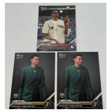 Victor Wembanyama 3 RC Lot 2023 Topps Now #472 and (2) #D-1 Rookie Basketball Cards