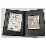 Rollie Fingers Auto! w/ COA Upper Deck Heroes of Baseball Card