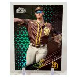 Manny Machado Numbered 01/99 BOOKEND! 2020 Topps Chrome Black #3 Baseball Card
