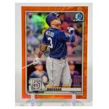 Manny Machado /25 2020 Bowman Chrome #3 Numbered 06/25 Baseball Card