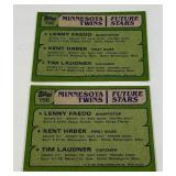 (2) Kent Hrbek RCs 1982 Topps #766 Rookie Minnesota Twins Baseball Card