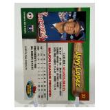 Javy Lopez On-Card Auto 1993 Topps Stadium Club #27 Baseball Card