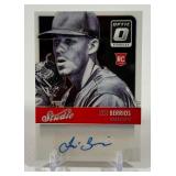 Jose Berrios Auto RC 2016 Donruss Optic Stiduo #SSJB Rookie Minnesota Twins Baseball Card