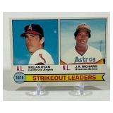 Nolan Ryan 1979 Topps Strikeout Leaders #6 Vintage Baseball Card