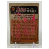 Frank Robinson TOUGH HIGH # 1972 Topps Traded #754 Vintage Baseball Card (Poor Condition)