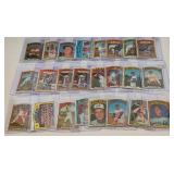 1972 Topps Baseball Set Break Lot #4 - 25 Unique Cards Numberd Between #273-326 - Vintage Cards