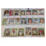 1972 Topps Baseball Set Break Lot #8 - 20 Unique Cards Numberd Between #463-507 - Vintage Cards