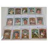 1972 Topps Baseball Set Break Lot #12 - 15 Unique Cards Numberd Between #632-656 - Vintage Cards