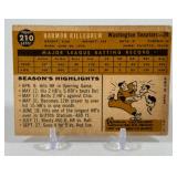 Harmon Killebrew 1960 Topps #210 Vintage Baseball Card