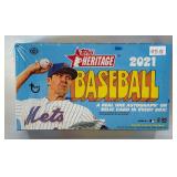 2021 Topps Heritage Baseball Hobby Box - NEW FACTORY SEALED - Baseball Cards