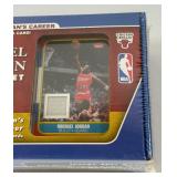 Michael Jordan Fleer Box Set - Includes Jersey / Memorabilia Card - CHANCE FOR AUTOGRAPHS, ROOKIE CARD, RARE INSERTS - 200 Card Basketball Set