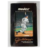 Joe DiMaggio 1993 Pinnacle Complete Set Tin WITH AUTO and COA - 30-Card Exclusive Baseball Set