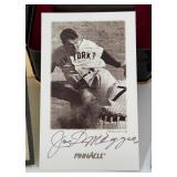 Joe DiMaggio 1993 Pinnacle Complete Set Tin WITH AUTO and COA - 30-Card Exclusive Baseball Set