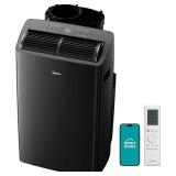 $579 Midea Duo 14,000 BTU (12,000 BTU SACC) High Efficiency Inverter, Ultra Quiet Portable Air Conditioner, Cools up to 450 Sq. Ft., Compatible with Alexa/Google Assistant, Includes Remote