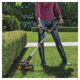 $120 WORX  12" 20-Volt String Trimmer/Edger & 20-Volt Leaf Blower 2-Tool Cordless Combo Kit