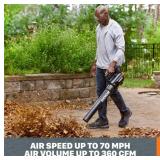 WORX  360 CFM 20-Volt Cordless Leaf Blower