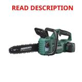 $142 Masterforce  20-Volt Brushless Cordless 12" Chainsaw