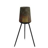 Enchanted Garden  25" Bronze Metal Solar LED Tripod Lantern