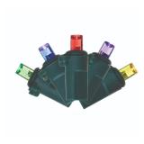Enchanted Forest  LED 50-Light Warm White & Multicolor Color-Changing 5mm Christmas String Light with Rechargeable Power Bank