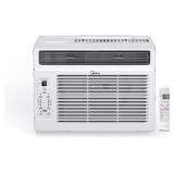 $190 Midea 6,000 BTU Window Air Conditioner, 3-in-1 Cool/Fan/Dehumidifier Window AC Unit, Easycool Air Conditioner with Remote Control, Cools up to 250 Sq. Ft., Fits bedroom, study, office