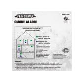 3 PACK Performax  Direct Wire 9V Battery Backup Photoelectric Smoke Detector