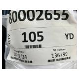 WHOLESALE $1,000 OPTIC WHITE SHEETING / BACKING FABRIC ROLL, APPROX 105 YDS, 60"W, GARMENT LINING, QUILT BACKING, BEDDING, PILLOW & MATTRESS COVERS, NAP MATS, PATTERN MAKING, COMMERCIAL SEWING, TE