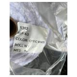 WHOLESALE $5,000 LOT OF 5 OPTIC WHITE SHEETING / BACKING FABRIC ROLLS, APPROX 105 YDS, 60"W, GARMENT LINING, QUILT BACKING, BEDDING, PILLOW & MATTRESS COVERS, NAP MATS, PATTERN MAKING, COMMERCIAL 