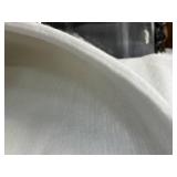 WHOLESALE $1,500 DENSE SOFT POLYESTER PADDING ROLL, APPROX 73 YDS, APPROX 3/4" THICK, WHITE NONWOVEN CUSHION / BATTING MATERIAL, UPHOLSTERY, MATTRESS PADS, ORTHOPEDIC SUPPORTS, PET BEDS, CRAFTS, PACKA