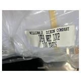 WHOLESALE $3,000 LOT OF 3 WILLIAM J. DIXON CO. 1758 WHT LOOP FABRIC ROLLS, APPROX 300 TOTAL YARDS, WHITE HOOK & LOOP FASTENER MATERIAL (VELCRO LOOP COMPATIBLE), ORTHOPEDIC BRACES, SUPPORTS, STRAPS