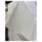 WHOLESALE $3,000 LOT OF 3 WILLIAM J. DIXON CO. 1758 WHT LOOP FABRIC ROLLS, APPROX 300 TOTAL YARDS, WHITE HOOK & LOOP FASTENER MATERIAL (VELCRO LOOP COMPATIBLE), ORTHOPEDIC BRACES, SUPPORTS, STRAPS