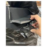 WHOLESALE $2,500+ 3 ROLLS BLACK CHAR-FLAMED LAMINATED FOAM, 56"W X 30 YDS EACH, APPROX 90 TOTAL YARDS, 1/2" THICK, MEDICAL & ORTHOPEDIC PADDING, UPHOLSTERY, AUTOMOTIVE INTERIOR, SOUND DAMPENING, C