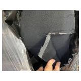 WHOLESALE $3,500+ 4 ROLLS BLACK CHAR-FLAMED LAMINATED FOAM, 56"W X 30 YDS EACH, 120 TOTAL YARDS, APPROX 1/2" THICK, MEDICAL & ORTHOPEDIC PADDING, UPHOLSTERY, AUTOMOTIVE INTERIOR, SOUND DAMPENING &