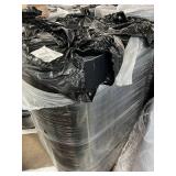 WHOLESALE $3,500+ 4 ROLLS BLACK CHAR-FLAMED LAMINATED FOAM, 56"W X 30 YDS EACH, 120 TOTAL YARDS, APPROX 1/2" THICK, MEDICAL & ORTHOPEDIC PADDING, UPHOLSTERY, AUTOMOTIVE INTERIOR, SOUND DAMPENING &
