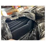 WHOLESALE $7,000+ 6 ROLLS BLACK LOOP-COMPATIBLE LAMINATED FOAM TEXTILE, 390 TOTAL YARDS, 1/8" CHAR FOAM CORE, TRICOT BACKING, ORTHOPEDIC BRACES, PROTECTIVE COVERS, SHOCK ABSORPTION, AUTOMOTIVE INTERIO
