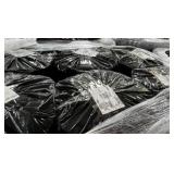 WHOLESALE $7,000+ 6 ROLLS BLACK LOOP-COMPATIBLE LAMINATED FOAM TEXTILE, 390 TOTAL YARDS, 1/8" CHAR FOAM CORE, TRICOT BACKING, ORTHOPEDIC BRACES, PROTECTIVE COVERS, SHOCK ABSORPTION, AUTOMOTIVE INTERIO