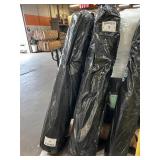 WHOLESALE $2,100+ 2 ROLLS SOFT BLACK KNIT TERRY CLOTH FABRIC, 119 TOTAL YARDS, 60"W ABSORBENT MATERIAL *APPAREL, LOUNGEWEAR, JOGGERS, HOODIES, SPA ROBES, HAIR WRAPS, MAKEUP REMOVER WIPES, WASHCLOTHS &