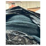 WHOLESALE $2,100+ 2 ROLLS SOFT BLACK KNIT TERRY CLOTH FABRIC, 119 TOTAL YARDS, 60"W ABSORBENT MATERIAL *APPAREL, LOUNGEWEAR, JOGGERS, HOODIES, SPA ROBES, HAIR WRAPS, MAKEUP REMOVER WIPES, WASHCLOTHS &