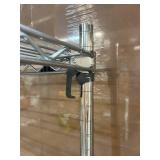 MSRP $2,000+ METRO SUPER ERECTA MOBILE WIRE SHELVING UNIT, 72"H x 60"W x 18"D CHROME STORAGE RACK, HEAVY-DUTY LOCKING CASTERS, NSF COMMERCIAL GRADE - GREAT CONDITION!