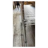 MSRP $2,000+ METRO SUPER ERECTA MOBILE WIRE SHELVING UNIT, 72"H x 60"W x 18"D CHROME STORAGE RACK, HEAVY-DUTY LOCKING CASTERS, NSF COMMERCIAL GRADE - GREAT CONDITION!