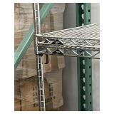 MSRP $3,000+ METRO SUPER ERECTA MOBILE STORAGE CART, 72"H x 60"W x 18"D, SOLID STAINLESS LOWER SHELF, CHROME WIRE SHELVING, PERFECT FOR MEDICAL SUPPLIES, INVENTORY, WAREHOUSE STORAGE, RESTAURANT OPERA