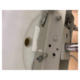 MSRP $1,200+ A-DEC 1601 DENTAL OPERATOR STOOL, ADJUSTABLE HEIGHT ERGONOMIC CLINIC CHAIR, VINYL UPHOLSTERY, 5-STAR MOBILE BASE, SMOOTH ROLLING CASTERS