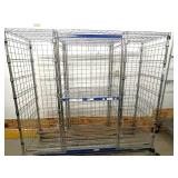 MSRP $4,000+ TECHNIBILT TSS NSF MOBILE INVENTORY STORAGE SYSTEM, 68"W x 23"D x 63"H, MULTI-BAY WIRE SUPPLY CART, LOCKING CASTERS, HOSPITAL, PHARMACY, MEDICAL & WAREHOUSE ORGANIZATION