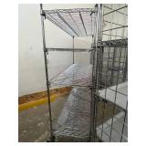 MSRP $2500+ METRO SUPER ERECTA MOBILE STORAGE RACK, 84"H x 72"W x 18"D, 4-TIER CHROME WIRE SHELVING SYSTEM, HEAVY-DUTY LOCKING CASTERS, NSF COMMERCIAL GRADE FOR MEDICAL, LAB, WAREHOUSE & RETAIL ST